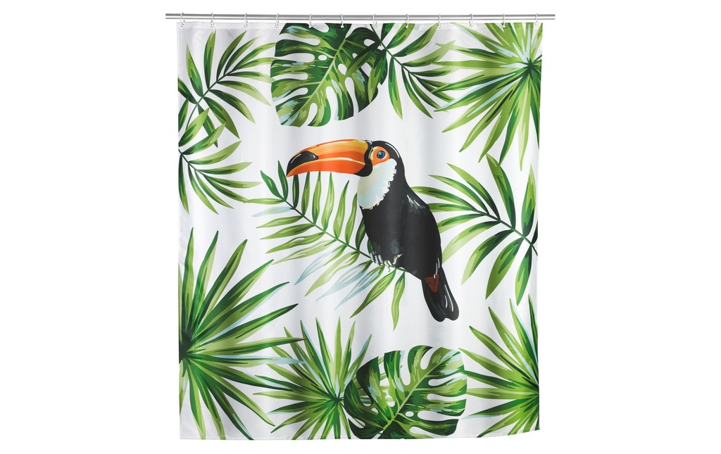 Wenko Rideau de douche Tucan 180 x 200 cm