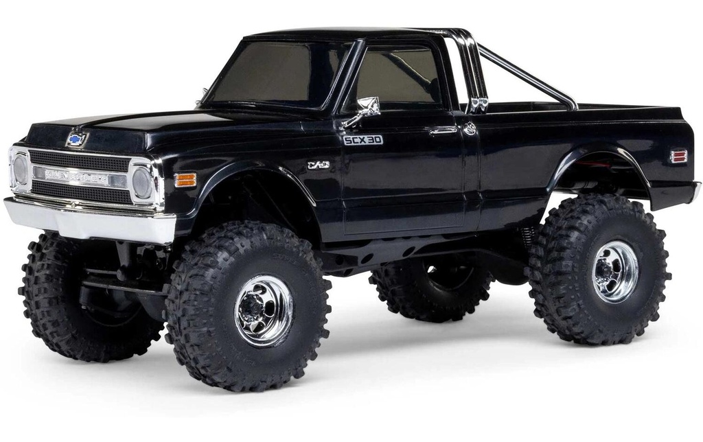 Axial Rock Crawler SCX30 Chevy K10 1:30, RTR, noir