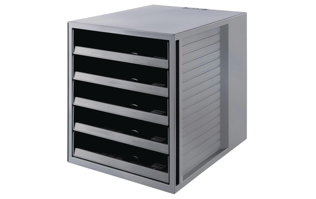 HAN Boîte à tiroirs Karma A4 Ensemble de cabinet, gris