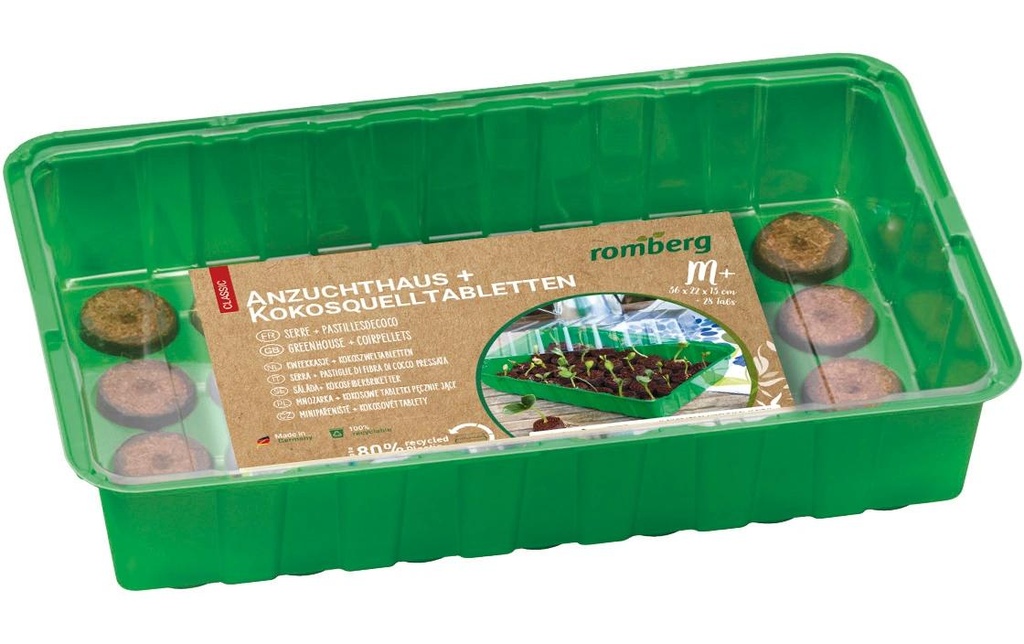 Romberg Maison de culture M PLUS COCO + 28 tablettes de coco gonflantes