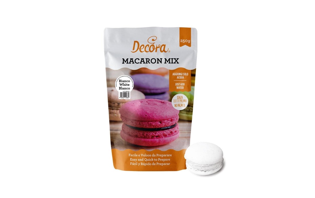 Decora Mélange pour macaron blanc 250 g