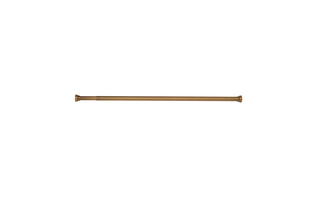 spirella Tringle pour rideau de douche Kreta 125/220 x 2.1 cm, Doré
