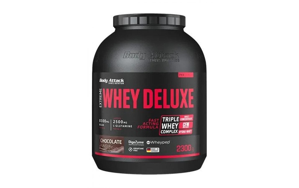 Body Attack Poudre Extreme Whey Deluxe chocolat 2300 g