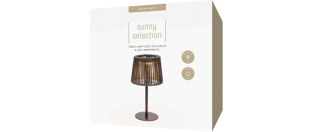 STT Lampe de table Lino Noir