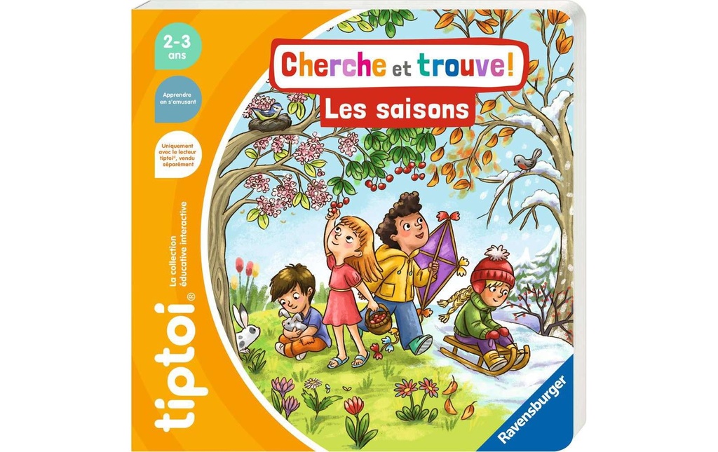 tiptoi Livre éducatif Cherche et Trouve Les saisons -FR-