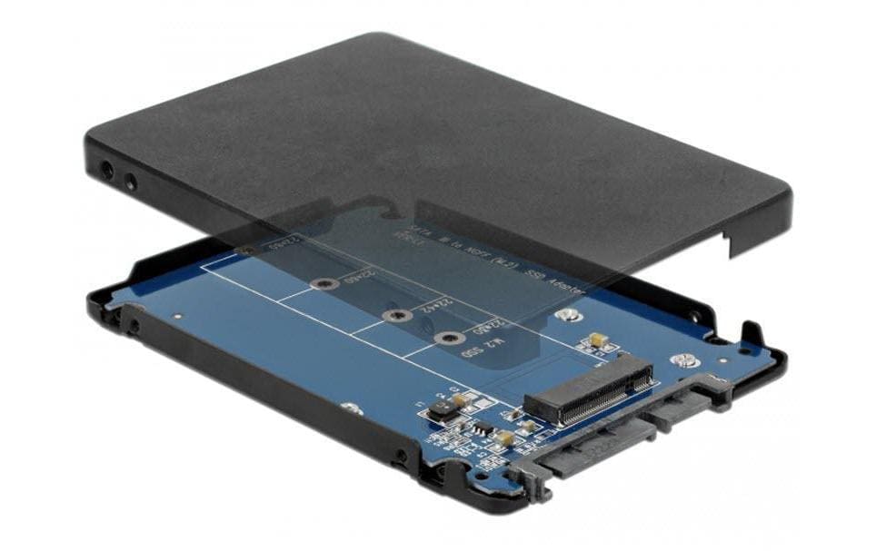 Delock Platine adaptatrice 2,5” M.2 - SATA