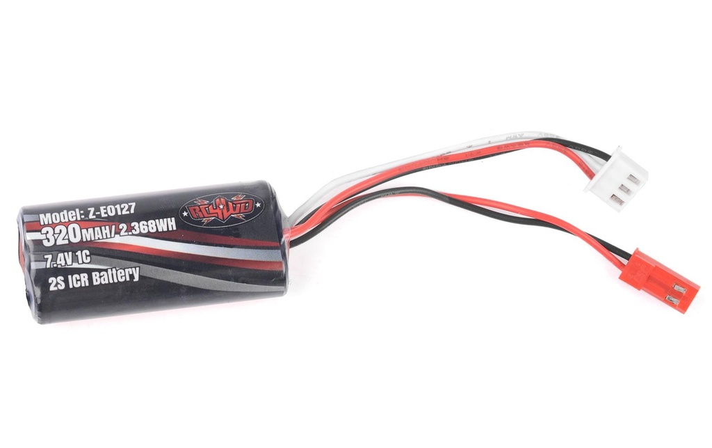 RC4WD Batterie RC Li-Ion 320 mAh 7.4 V TF2 1:24