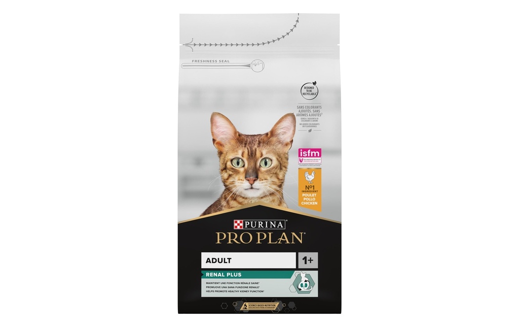 Purina Pro Plan Alimentation sèche Renal Plus Adult au poulet 3 kg