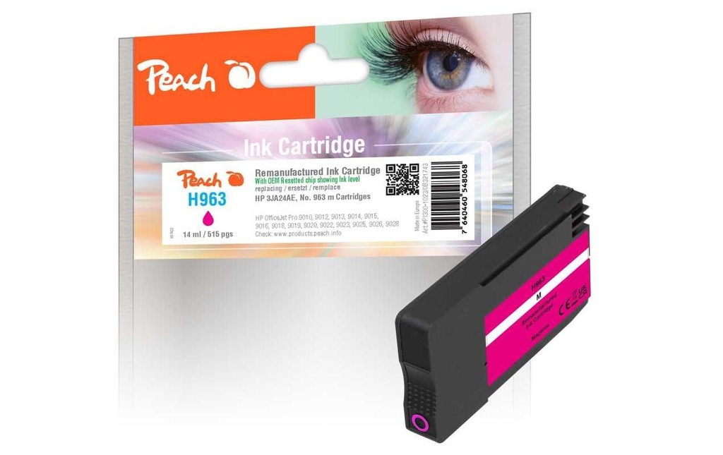 Peach Toner HP No. 963 M, 3JA24AE Magenta