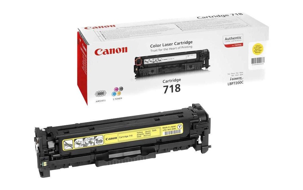 Canon Toner 718 / 2659B002 Yellow