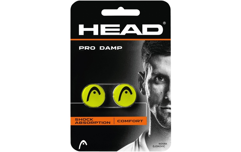HEAD Amortisseur de tennis Pro Lot de 2, Jaune