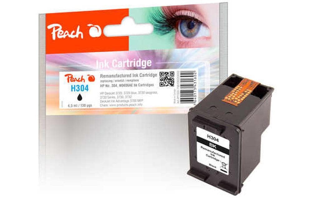 Peach Encre HP Nr. 304 (N9K06AE) noir