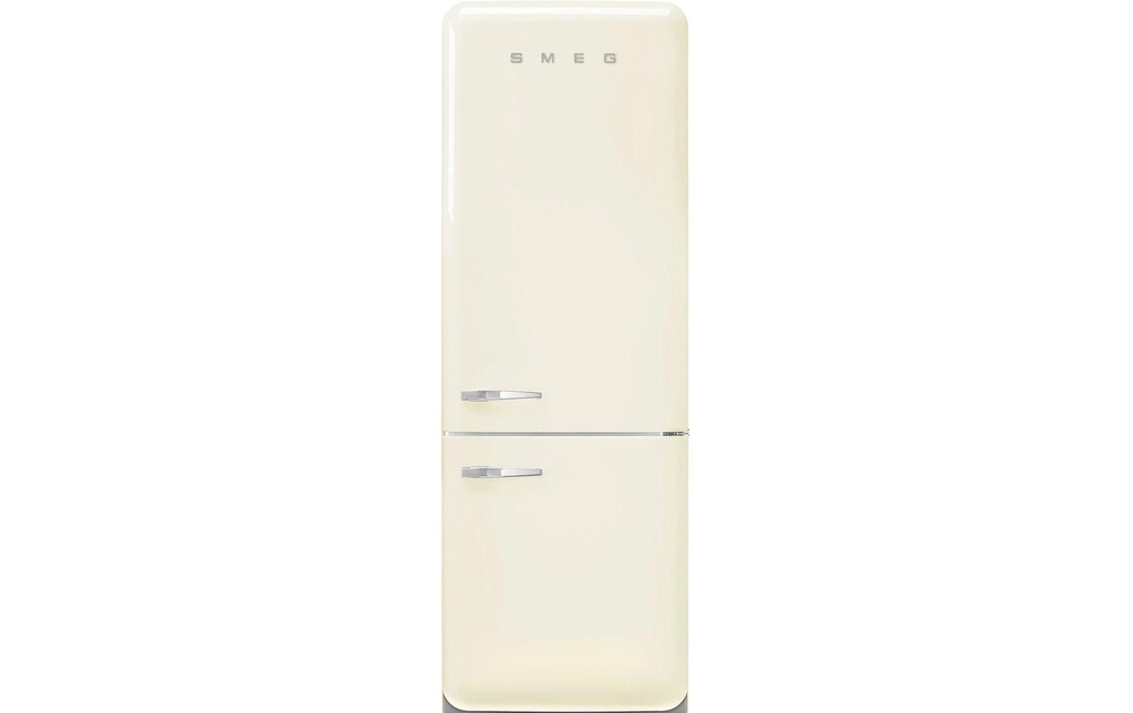 SMEG Réfrigérateur congélateur FAB38RCR6 Crème, Droite