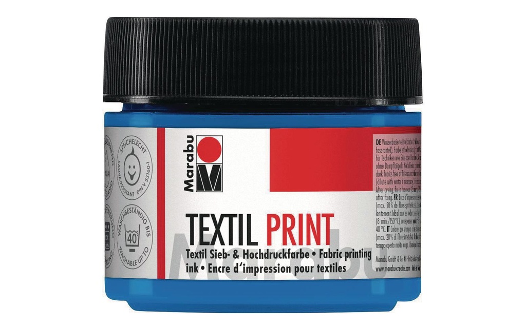Marabu Peinture pour textile Texil Print 100 ml Cyan