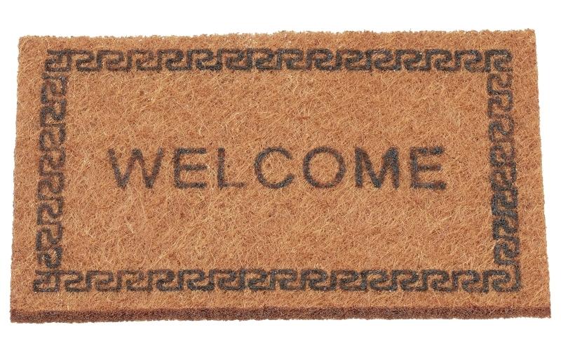 HobbyFun Mini ustensiles Paillasson Welcome Marron