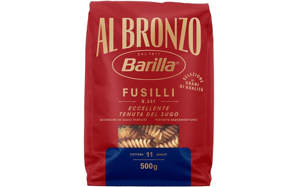 Barilla Pâtes alimentaires Al Bronzo Fusilli 500 g