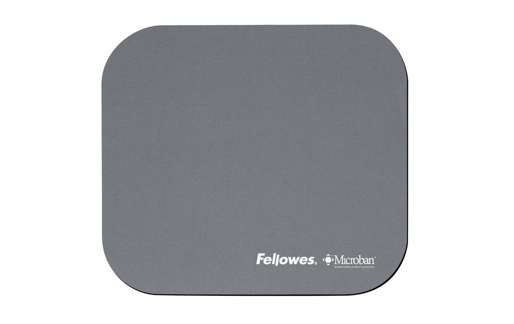 Fellowes Workplace Tapis de souris Microban Argenté