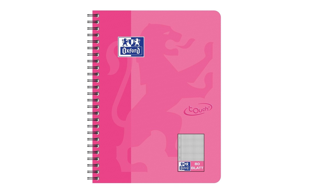 [266086487] OXFORD Bloc collège Touch B5 5mm rose (160 pces)