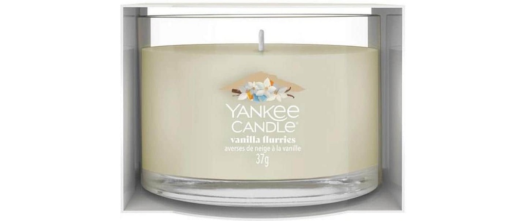Yankee Candle Signature Bougie parfumée Vanilla Flurries 37 g