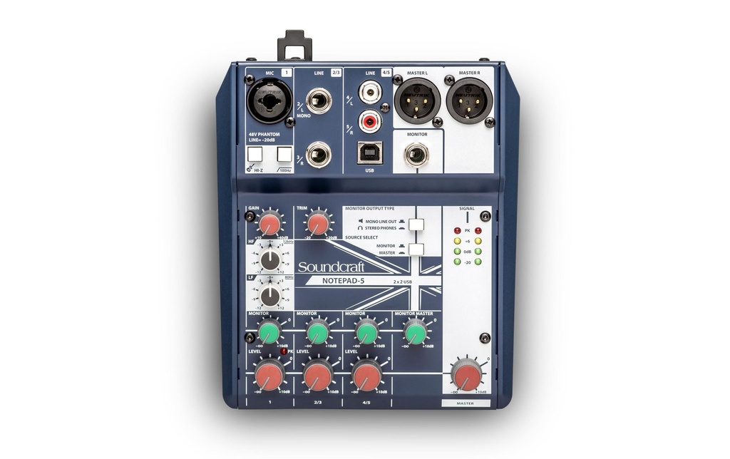 Soundcraft Table de mixage Notepad-5