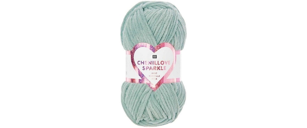 Rico Design Laine Rico Chenillove Sparkle Aqua