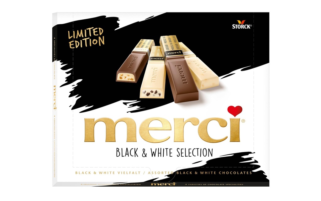 Storck Pralines Merci Finest Selection Black & White 240 g