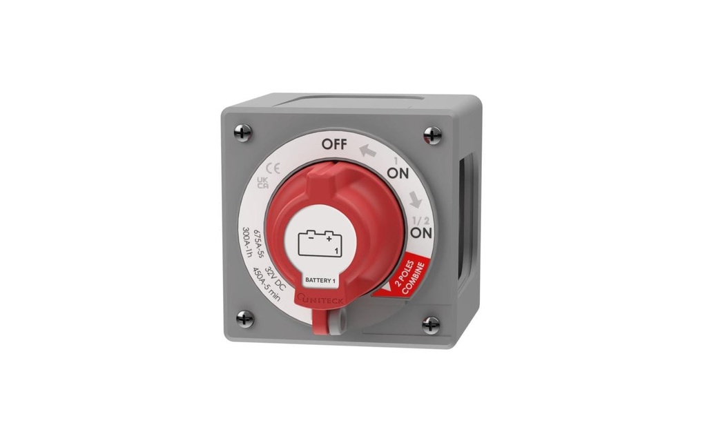 UNITECK Coupe-batterie 300A Unibatswitch Dual