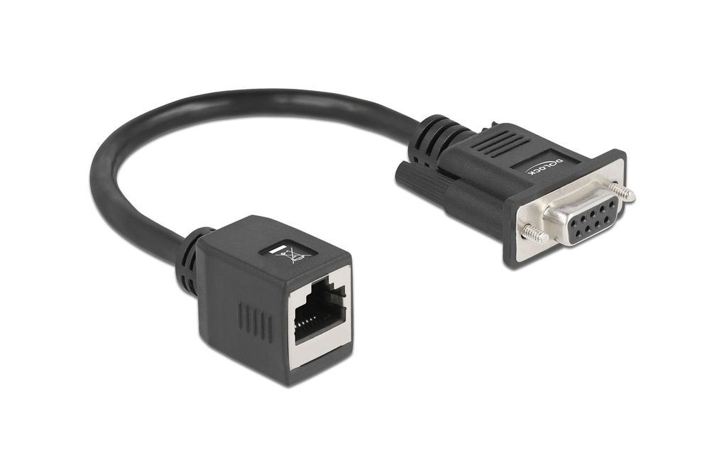 Delock Adaptateurs réseau RS232/422/485 femelle – LAN Ethernet