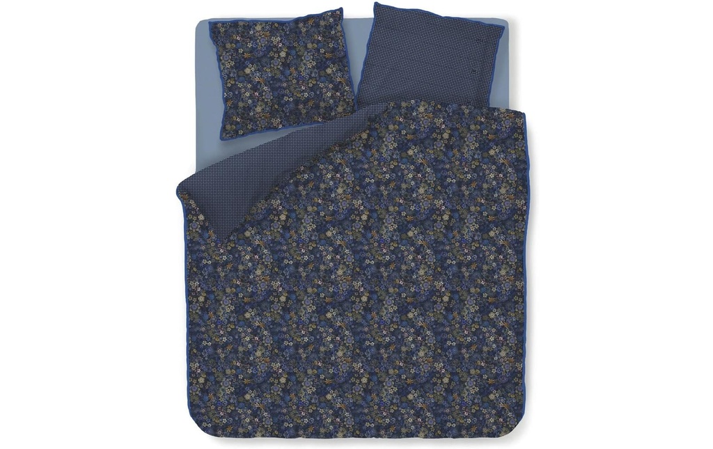 PIP Studio Taie d’oreiller Tutti Fiori 50 x 70 cm, marine