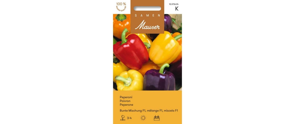 Samen Mauser Semence Peperoni Mixte F1