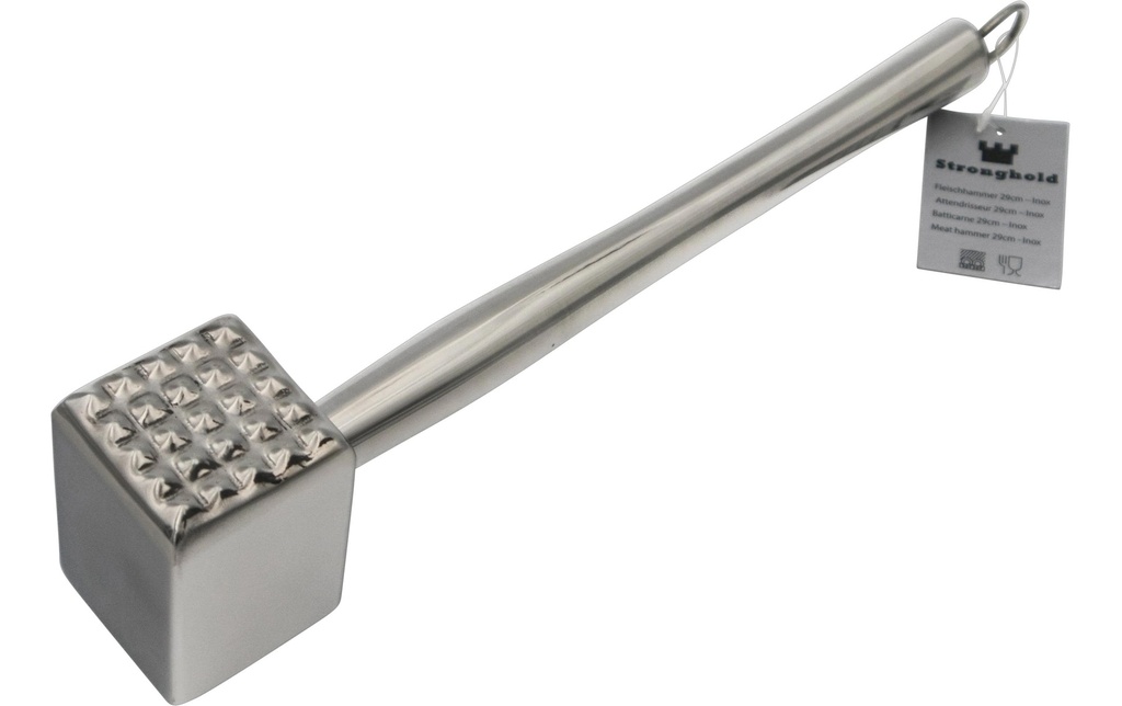 Stronghold Marteau à viande en inox, 29 cm
