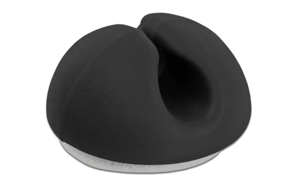 Delock Porte-câble 15mm, pour 1 câble, autocollant 10 Pièce/s