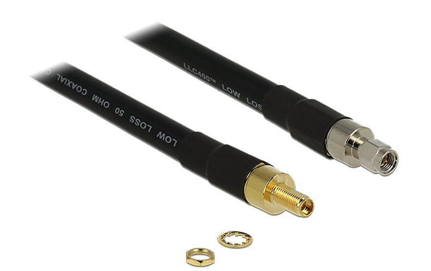 Delock Câbles d’antenne low loss SMA à SMA, 3 m