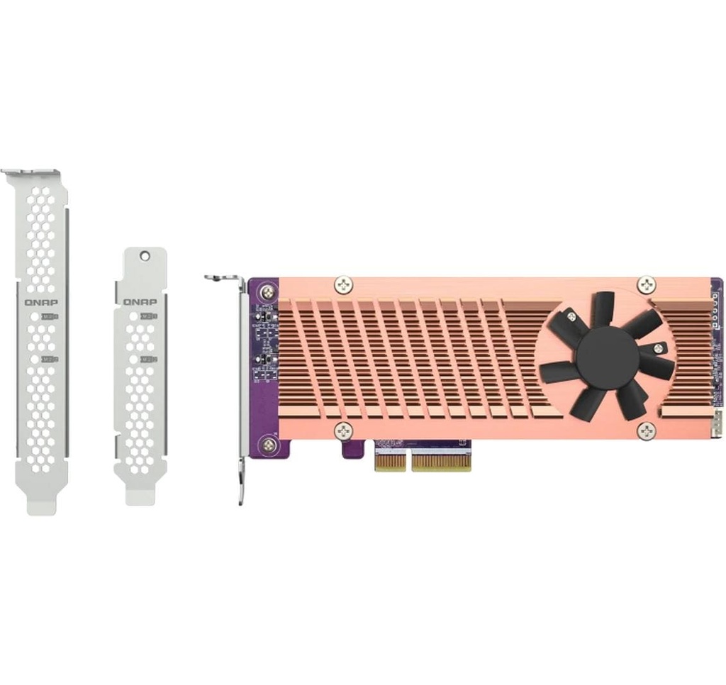 QNAP Carte d’extension QM2-2P-344A PCIe (Gen3 x 4) NVMe SSD