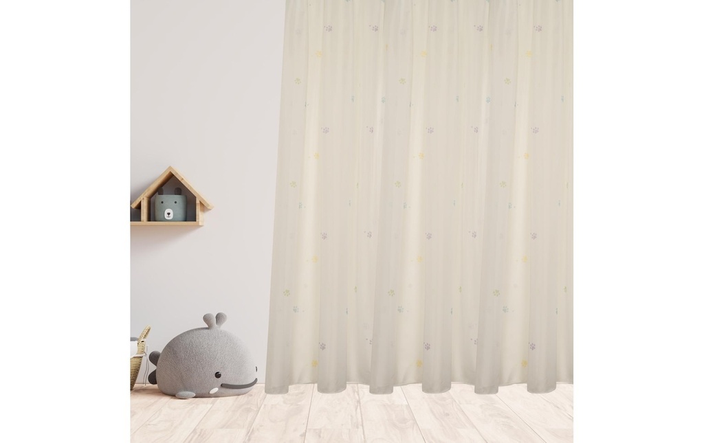 Stotz Decor AG Voilage Paillette avec bande plissée 140 cm x 240 cm