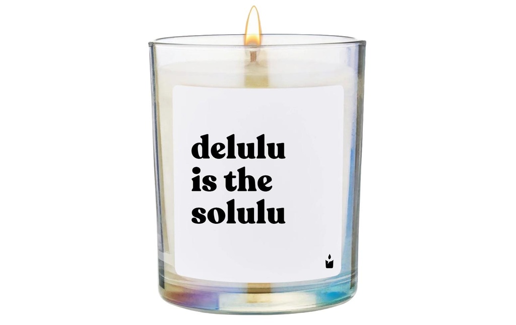 ChattyCandles Bougie parfumée delulu is the solulu 6.7 x 8 cm