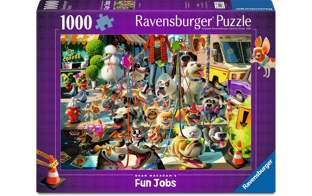 Ravensburger Puzzle La promenade du chien 1000 pièces