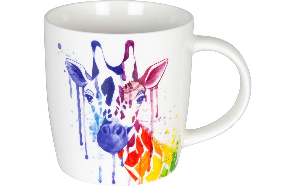 Könitz Tasse universelle Giraffe watercoloured Animals 350 ml, 1 Pièce/s