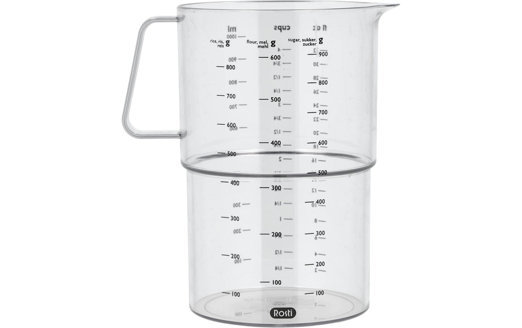 Rosti Verre mesureur Mensura 10 dl, Transparent