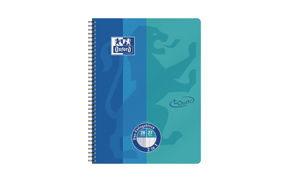 [266101422] OXFORD Bloc collège Touch A4+ lig/qua (160 pces)