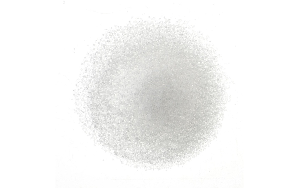 Glorex Sable à bougies avec mèche 70g, Blanc