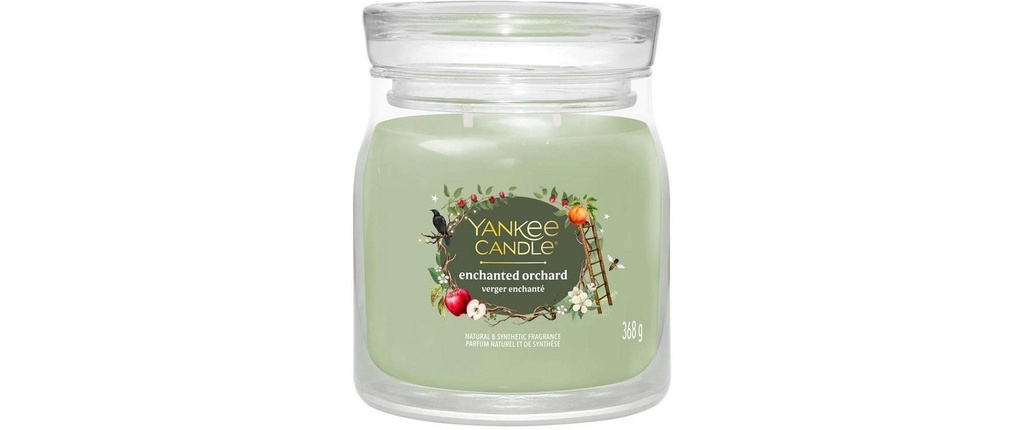 Yankee Candle Signature Bougie parfumée Enchanted Orchard Pot moyen