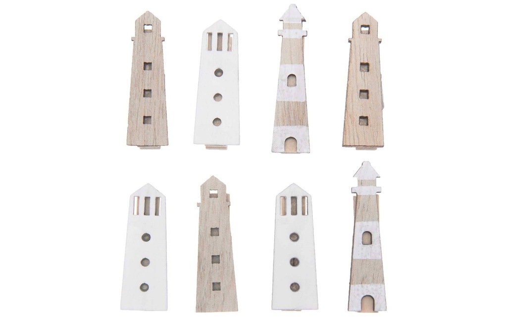 Rico Design Clip décoratif Phare nature 8 Pièce/s