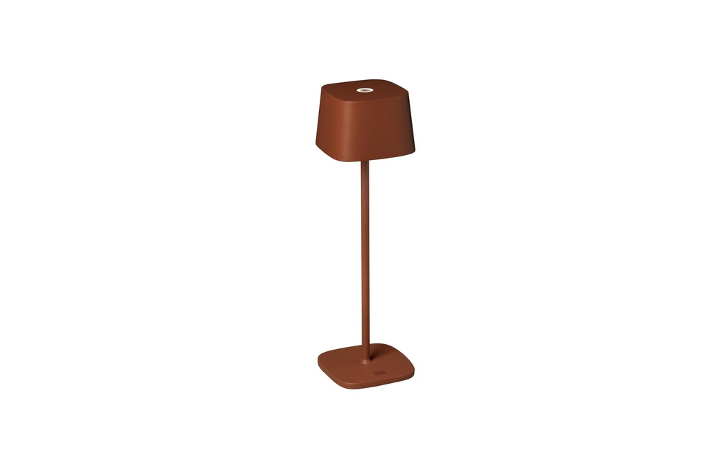 Konstsmide Lampe de table à accu USB Capri, 2700-3000 K, 2.2 W, Terracotta
