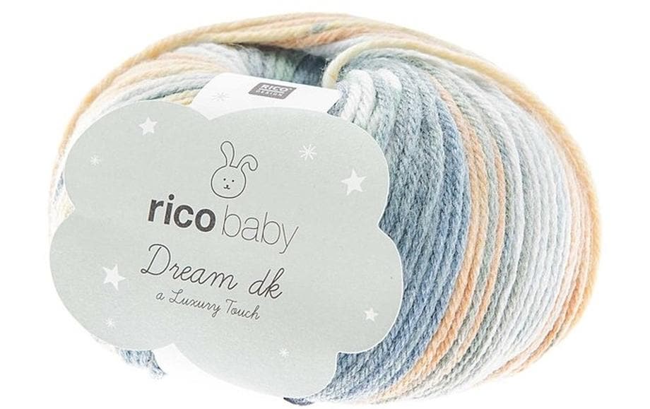 Rico Design Laine Baby Dream dk 50 g, Jaune; Pétrole