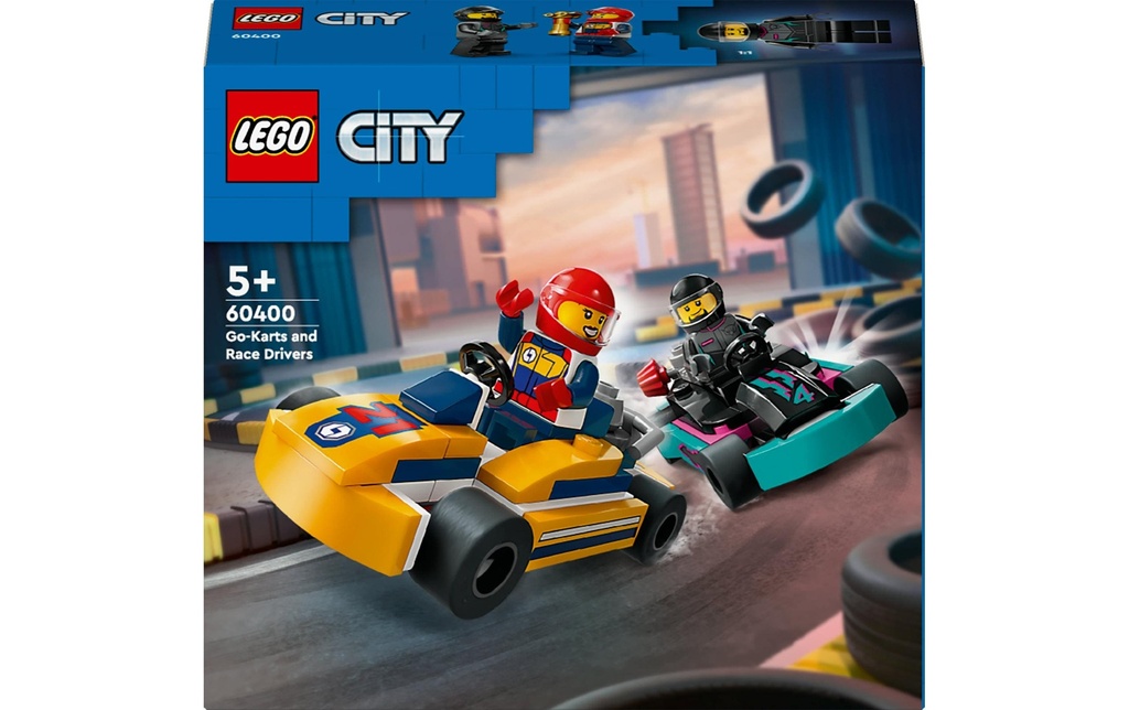 LEGO® City Go-karts avec pilotes de course 60400
