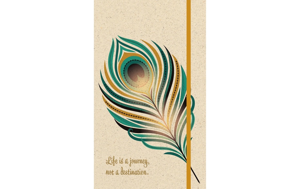 [266109005] NATUR VERLAG Bloc-note papier végé. Journey (80 pces)