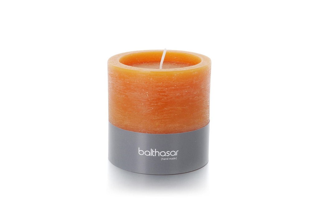 balthasar Bougie Rustico 10 cm x 10 cm, Orange