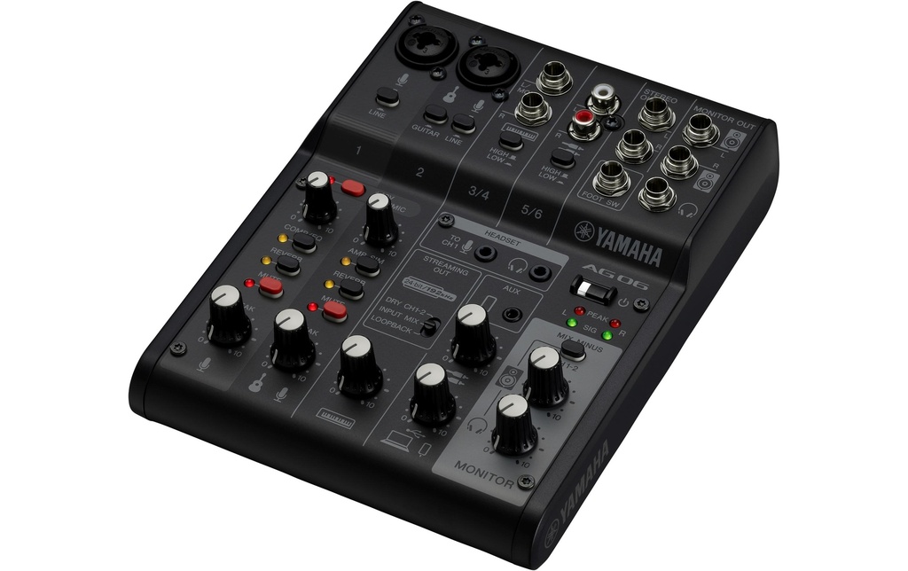 Yamaha Table de mixage AG06 MK2 - Noir