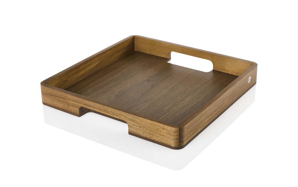 AdHoc Plateau de service Serve Square 40 x 40 cm, Noix